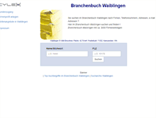 Tablet Screenshot of cylex-branchenbuch-waiblingen.de